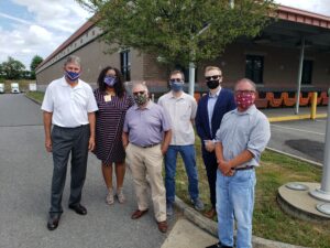 Manchin tours Morgantown postal annex as part of effort to fight post office closures, cuts